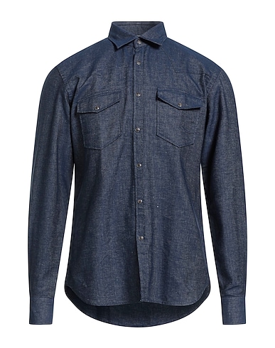 XACUS Denim shirt 35% Linen, 33% Polyester, 32% Cotton
