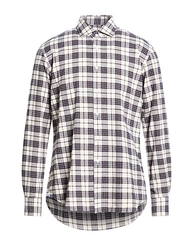 XACUS Checked shirt Midnight blue 100% Cotton