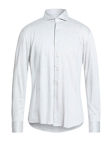 XACUS Patterned shirt Grey 50% Cotton, 50% Lyocell