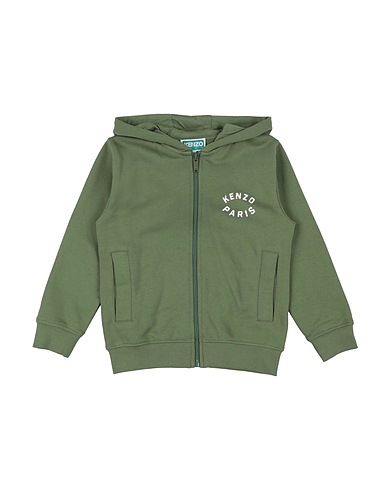 KENZO KIDS Sweatshirt Military green 100% Cotton