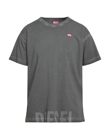 DIESEL Camiseta Gris 100% Algodón