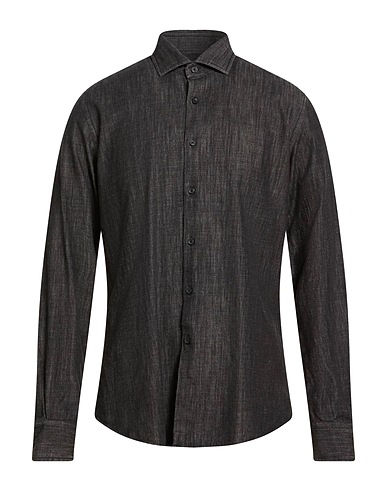 XACUS Denim shirt Black 100% Cotton
