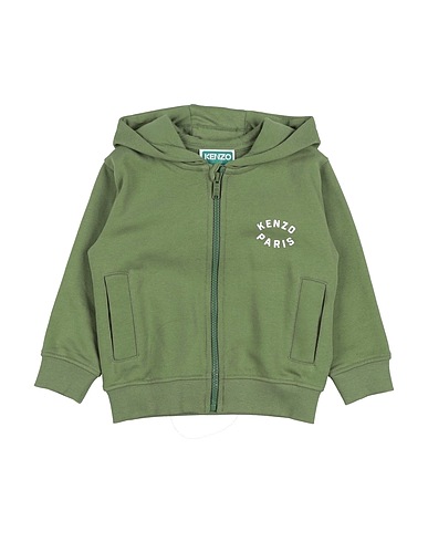 KENZO KIDS Sweatshirt Military green 100% Cotton