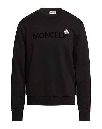 MONCLER Sweatshirt Black 100% Cotton