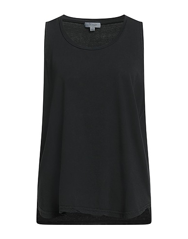 CROSSLEY Vest Black 100% Cotton