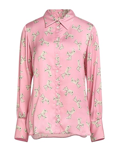 OTTOD'AME Patterned shirts & blouses Light pink 100% Viscose