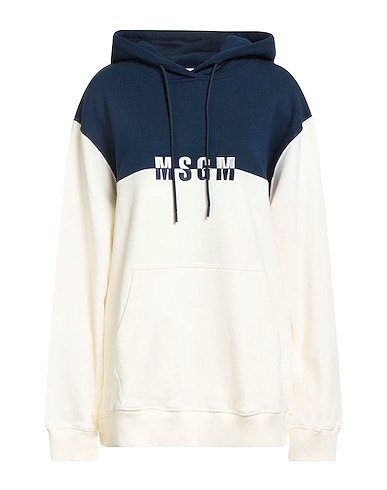 MSGM Hooded sweatshirt Ivory 100% Cotton