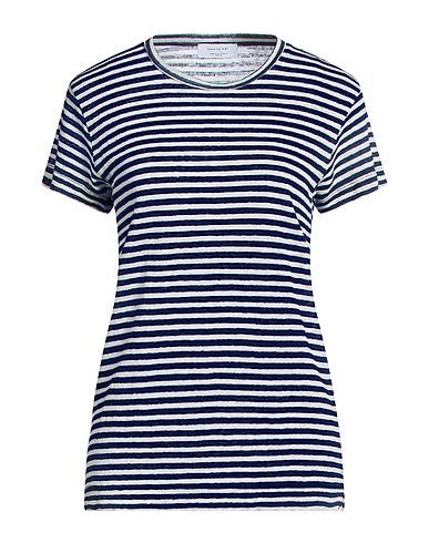 DANIELE FIESOLI T-shirt COLLEZIONE N_01 BLU NOTTE 100% Linen