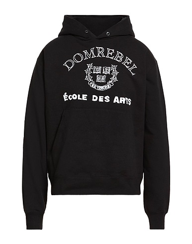 DOMREBEL Hooded track jacket Black 100% Cotton
