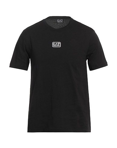 EA7 Basic T-Shirt Black 100% Cotton