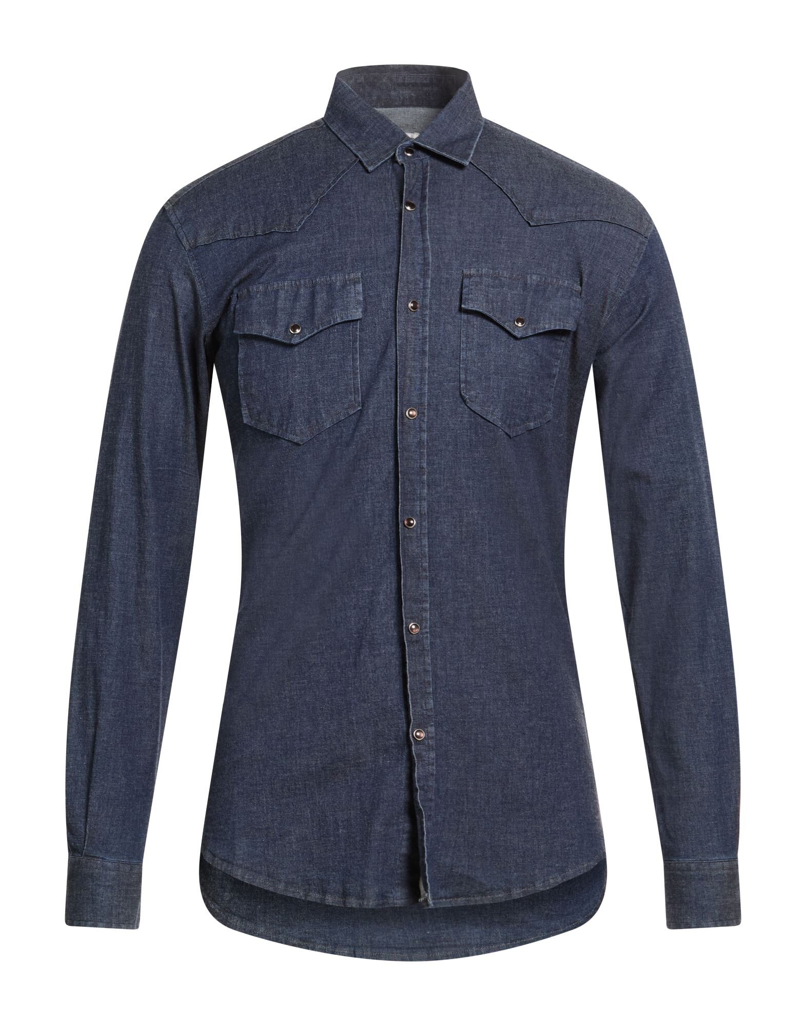 GREY DANIELE ALESSANDRINI - Denim shirts