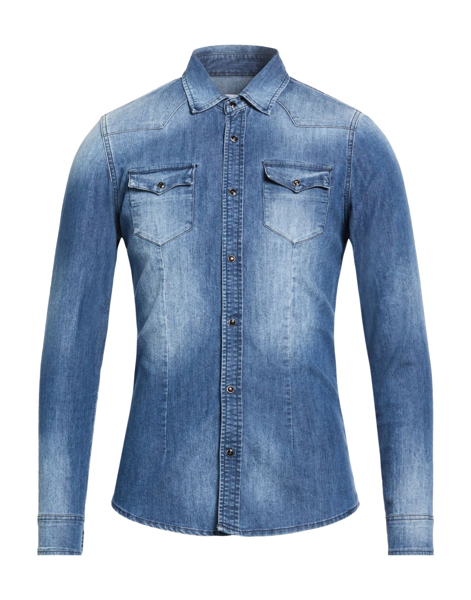 GREY DANIELE ALESSANDRINI - Denim shirts