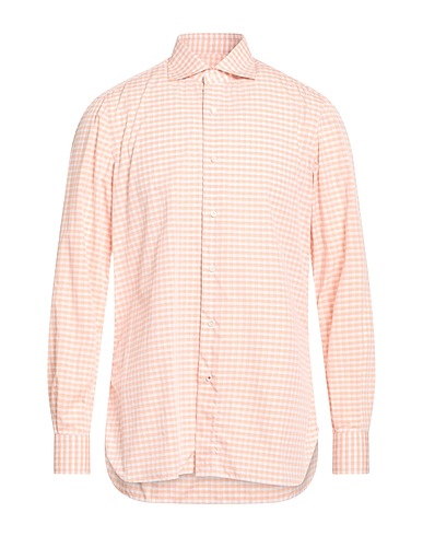 ISAIA Checked shirt SALMONE 100% Cotton