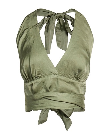 DIXIE Top VERDE MILITARE 100% Viskose