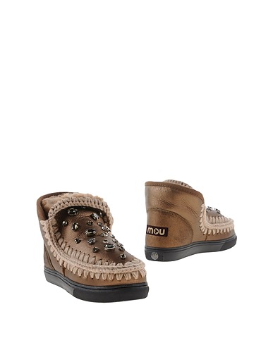 MOU Ankle boot Khaki Shearling