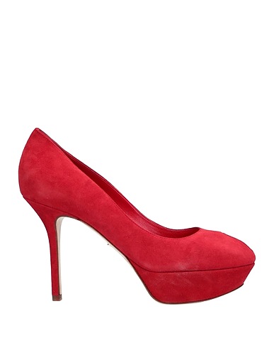 SERGIO ROSSI Pump Red Soft Leather