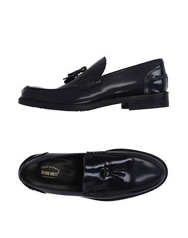 BRUNO VERRI Loafers Midnight blue Soft Leather