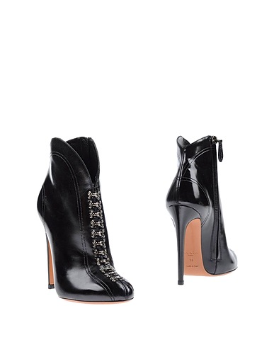 ALAÏA Ankle boot Black Calfskin