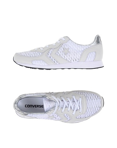 CONVERSE Sneakers AUCKLAND RACER OX TINY CROC/LE
 Bianco Pelle, Fibre tessili