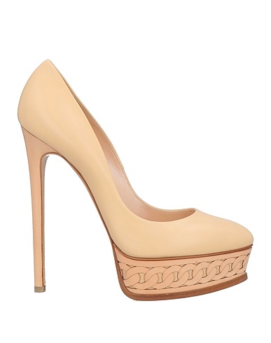 CASADEI Court Beige Leather