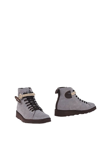 PANCHIC Ankle boot Grey Soft Leather