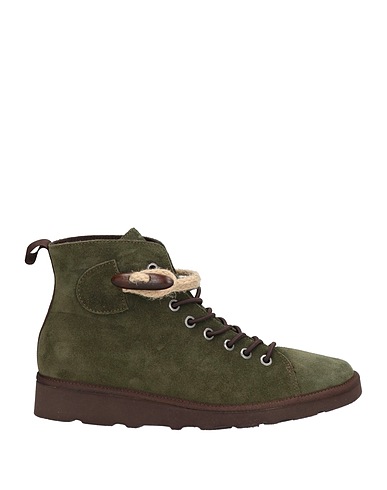 PANCHIC Botín Verde militar Piel