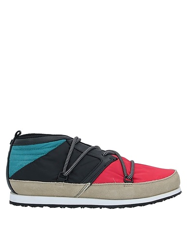 VOLTA Sneakers Red Textile fibres, Leather