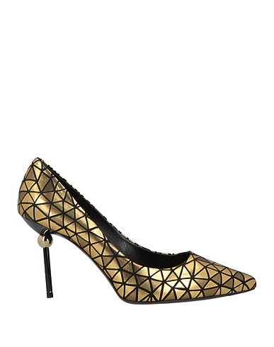 ROGER VIVIER Court Gold Soft Leather
