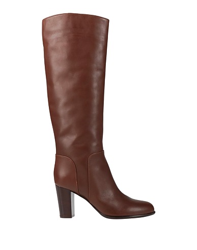 SERGIO ROSSI Boots Chocolate brown Leather