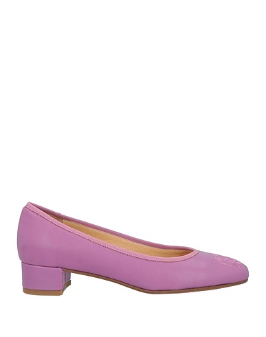 TESTONI Court Antique rose Soft Leather, Textile fibres