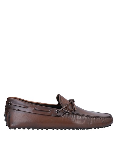 TOD'S Loafers Dark brown Leather