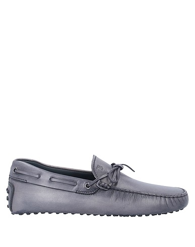 TOD'S Loafers Grey Leather