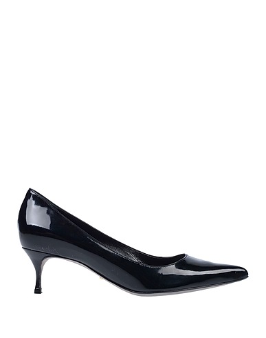 SERGIO ROSSI Escarpins Noir Cuir de veau