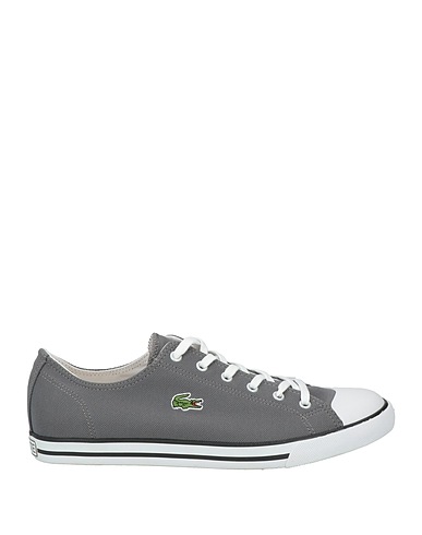 LACOSTE Sneakers Grey Textile fibres