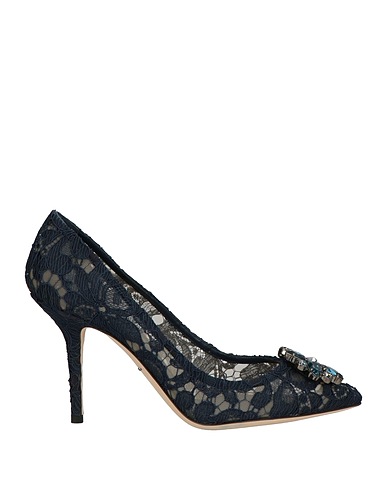 DOLCE&GABBANA Court Midnight blue Viscose, Cotton, Polyamide, Silk
