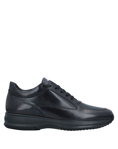 SABÈN SHOES Sneakers Black Calfskin, Textile fibres