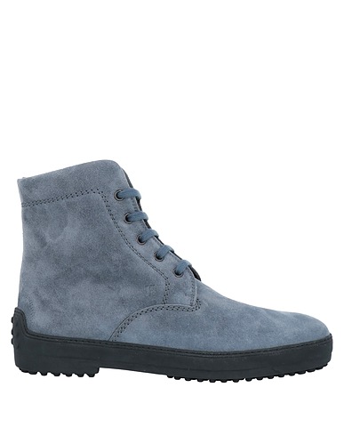TOD'S Ankle boot Pastel blue Leather