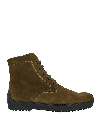 TOD'S Ankle boot Military green Leather