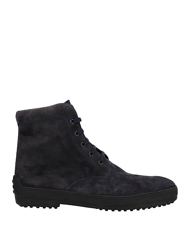 TOD'S Ankle boot Slate blue Leather