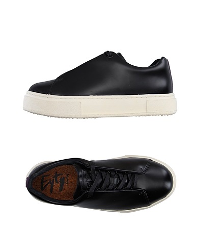 EYTYS Sneakers Black Leather, Textile fibers