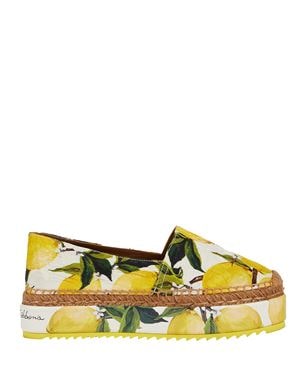 新作 DOLCE＆GABBANA イエローローズフローラル エスパドリーユ Dolce & Gabbana - Girls Yellow Cotton Rose Headband