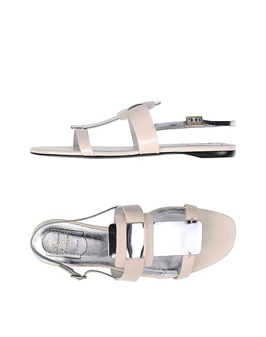 ROGER VIVIER Sandals White Leather