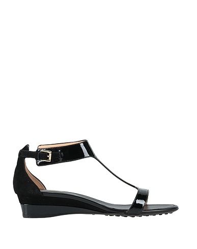 TOD'S Sandals Black Soft Leather