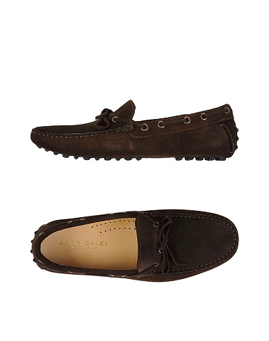 BRIAN DALES Loafers Dark brown Soft Leather