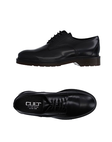 CULT Laced shoes Black Soft Leather