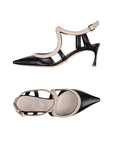 SERGIO ROSSI Pump Black Soft Leather