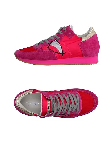 PHILIPPE MODEL Sneakers Fuchsia Soft Leather