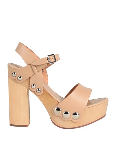 JEFFREY CAMPBELL Sandals Beige Leather