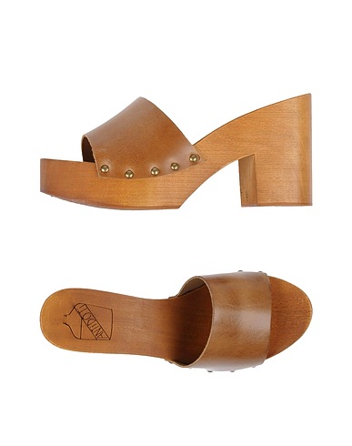 ANTIDOTI Mules and clogs Camel Soft Leather