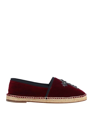 DOLCE&GABBANA Espadrilles Burgundy 100% Cotton